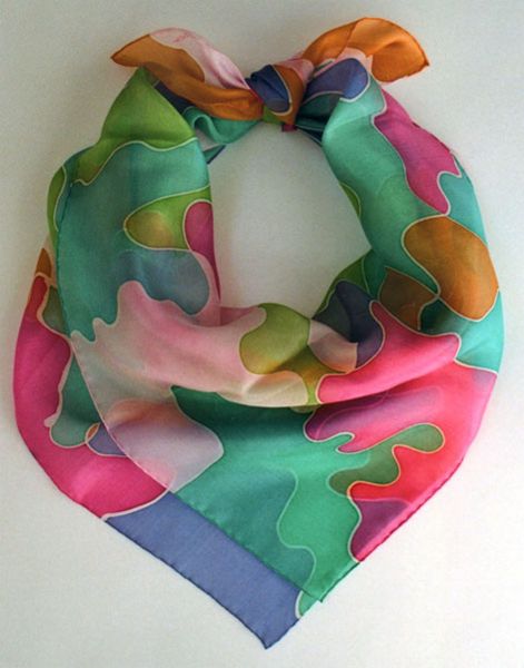 Lenço de seda Estilo Pucci