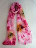 Echarpe de seda tye dye